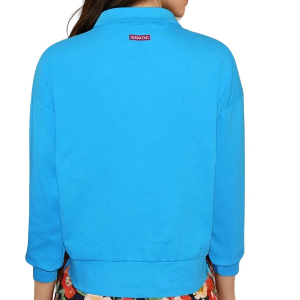 HARD TAIL PREPPY HALF-ZIP PULLOVER TOP - Picture 2 of 5